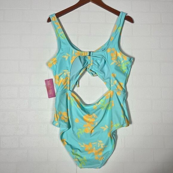 Ninety Nine Womens Cut out One Piece Swim Suit size XXL - Picture 8 of 9